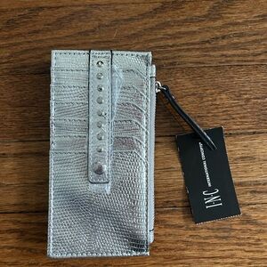INC International Concepts Silver Key & Card Holder